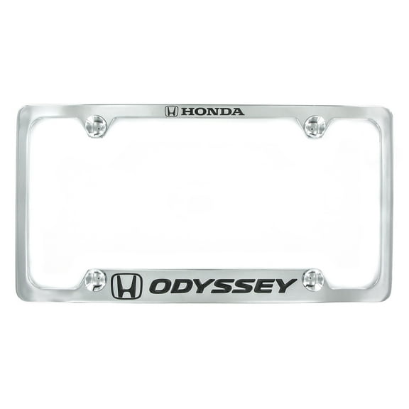 Honda Odyssey wordmark chrome plated Metal License Plate Frame Holder