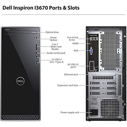 2019 Newest Dell Inspiron Premium Desktop: Latest 9th gen Intel
