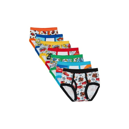 Cars, Toy Story & Monsters Inc. Brief Underwears, 7-Pack (Toddler Boys)