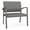 Castillo Gray, variant on Newport Reception Waiting 18.5" Bariatric Chair / Charcoal Steel / Black