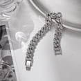 thumbnail image 3 of Pulsera Hombre Mujer, Pulsera Retro Hip Hop Plata, 3 of 4