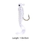 thumbnail image 2 of Soft Bait Paddle Tail | Lifelike Swimbait | Threaded Soft Worm | Lead Head Hook | 1g-4g Weight | Realistic Scent | Fresh Saltwater Fishing | 7 Pieces Mini Pack, 2 of 5