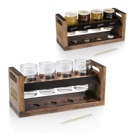 - Green Bay Packers Craft Beer Flight - Brown - No Size