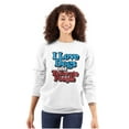 thumbnail image 3 of Love Dogs Tolerate People Antisocial Unisex Plus Fleece Graphic Sweatshirt Brisco Brands 3X, 3 of 5