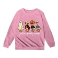 thumbnail image 4 of Aihuaihua Halloween Girls Hoodies Pumpkin Print Long Sleeve Pullover Sweatshirts for Kids Casual Fall Winter Tops Cozy and Comfortable Style, 4 of 4