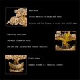 thumbnail image 3 of Home Desk Feng Shui Fortune Ornament, Amethyst Citrine Money Tree Decoration, 3 of 4