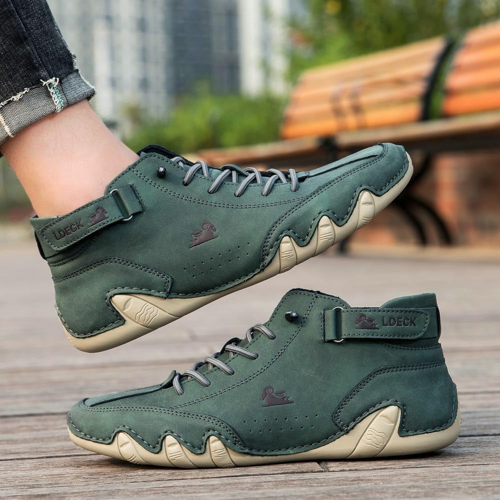 Vogany Shoes Women, Vogldeck - Waterproof and Breathable Orthopedic Shoes, Outdoor Beck Shoes Comfy Lightweight Non-Slip Orthopedic Sneakers Walking Hiking Ankle Boots(Khaki,US 6.5)