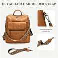 thumbnail image 6 of HONGLONG Backpack Purse for Women Travel Backpack PU Leather Ladies Handbag Designer Ladies Fashion Travel Shoulder Bags, 6 of 7