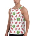 thumbnail image 2 of Haiem Hand Drawn Watermelon Men Workout Tank Top Gym Bodybuilding Sleeveless Muscle T Shirts Athletic Tank Breathable Workout Shirt-XX-Large, 2 of 9