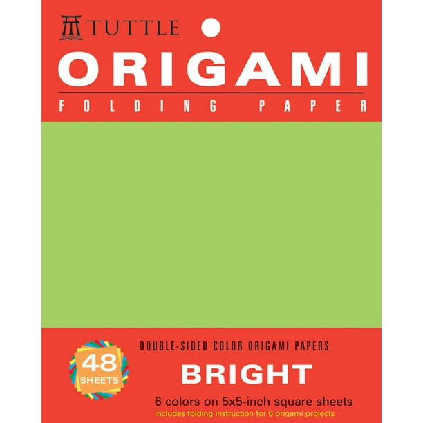 Origami Hanging Paper Bright 5" 48 Sheets Tuttle Origami Paper