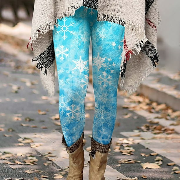 Colorful Christmas Leggings: Women's Christmas Outfits