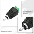thumbnail image 3 of Adaptador de cable RCA sin soldadura de 12 piezas, conectores de terminal de tornillo de altavoz de audio/video RCA macho, negro (incluye destornillador), 3 of 7