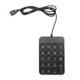 thumbnail image 2 of Teclado Numérico Con Cable USB, Teclado Numérico Portátil Ergonómico Con 19 Teclas Redondas Para Ordenador Portátil, 2 of 7