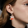 thumbnail image 5 of DESIGNICE 2026 New Women'S Earrings Easter Earrings Bunny Carrot Cute Printed Egg Chick Spring Holiday Earrings,For Easter Celebrations,Spring Events,Festive Outfits,Holiday Gifts,Casual Wear., 5 of 7