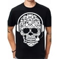thumbnail image 1 of vintage skull Gamer funny Video Game men Boys Gaming T-Shirt, 100% Cotton, Halloween Thanksgiving Christmas Gift for Men Women Dad Mom Friends, S-XXXL, Black Tee For Adult, Men, Women, Teen,, 1 of 6