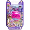 Polly Pocket Pollyville Flamingo Fun Car Wash Playset - Includes 2 Dolls, Color-Change Car, Water Play Features, For Ages 4+