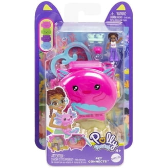 Polly Pocket Playset, Freezin' Fun Narwhal Compact Carry Purse