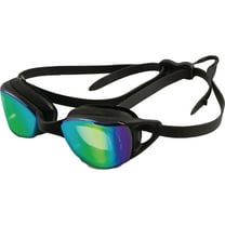 Dolfino Pro AZG14861BK STINGRAY Mirrored Swim Goggle - Adult, Black