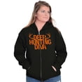 thumbnail image 5 of Deer Hunting Diva Antler Season Zip Hoodie Sweatshirt Women Brisco Brands S, 5 of 5