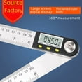 thumbnail image 1 of Caxiao Wholesale Digital Angle Gauge with Stainless Steel Construction - 0-300MM Economy Model for Woodworking, High Precision Measurement Tool with Clear LCD Display for Accurate Angle Readings and, 1 of 5