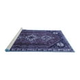 thumbnail image 2 of Ahgly Company Machine Washable Indoor Rectangle Persian Blue Traditional Area Rugs, 8' x 12', 2 of 4