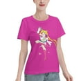 thumbnail image 2 of Women's Basic Short Sleeve T-Shirt Sailor Moon Moon Hare, 2 of 6
