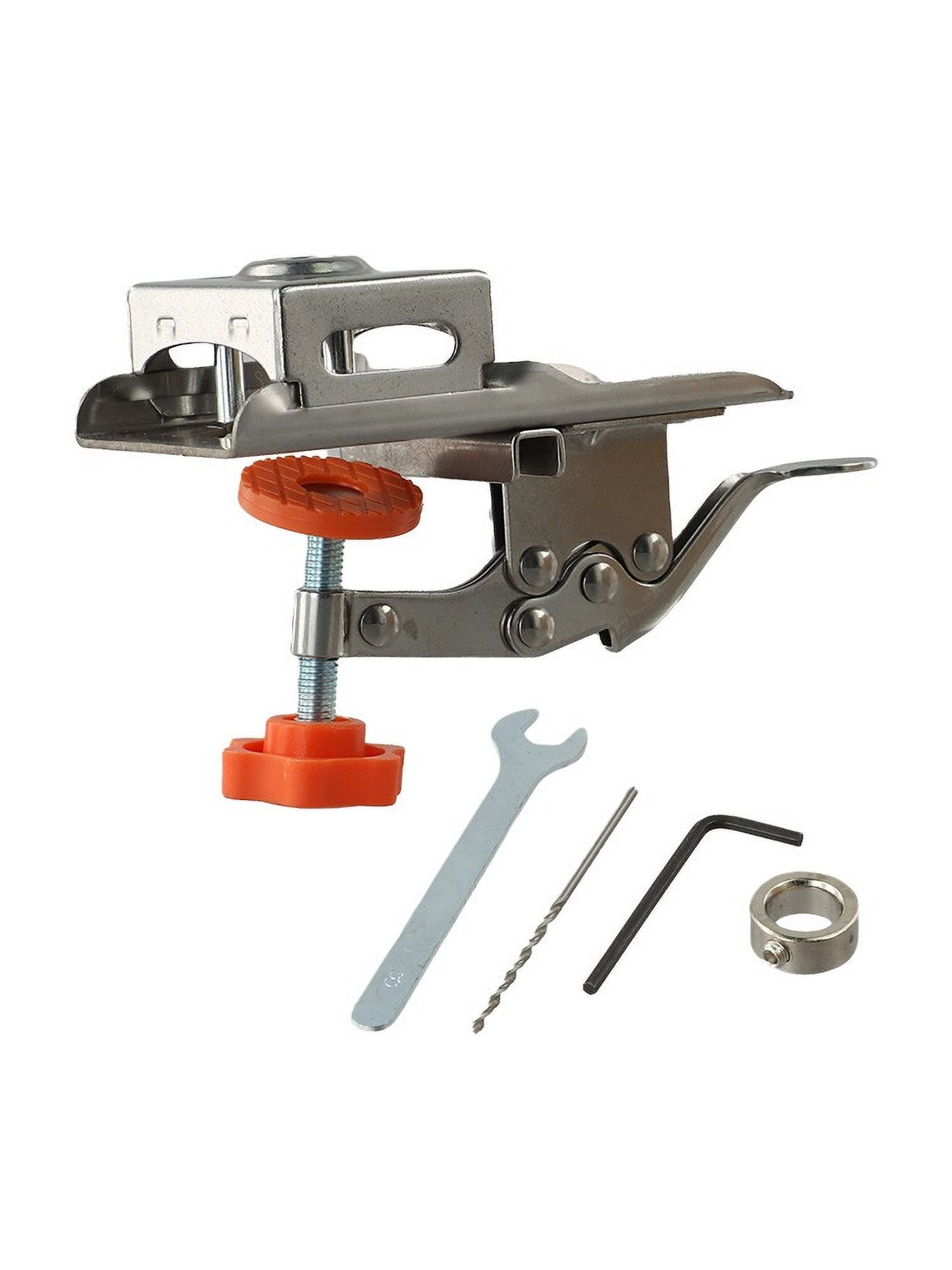 Woodworking 35Mm Hinge Boring Jig Hole Locator Puncher Aid For Door Cabinets Stainless Steel Hinge Positioning Punch A