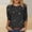 *A-Black, variant on Womens Printed Sequin Seven Tenths Sleeve Round Neck T Shirts,Casual Trendy Slim Tee Tops B-Black,Womens Plus M