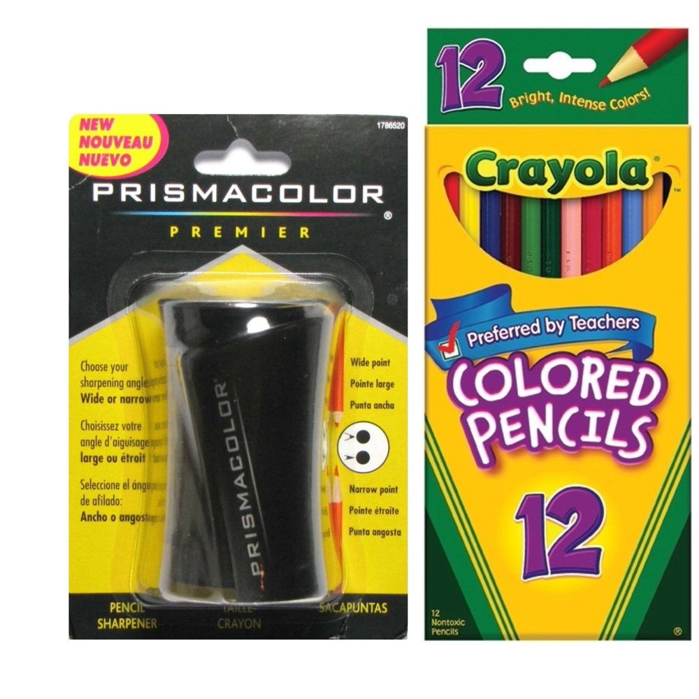 Crayola Long Colored Pencils, Free Prismacolor Premier Pencil Sharpener