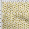 thumbnail image 3 of Soimoi Watercolor Fruit Printed, Poly Canvas Fabric, Decor Sewing Fabric by The Yard 56 Inch Wide,Decorative Fabric for Curtains Tote Bags, Yellow, 3 of 5