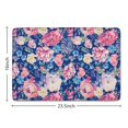 thumbnail image 5 of Pioneer Flower Floral Print Flannel Non Slip Door Rugs,Washable Door Mats Indoor,Decorative Door Mats,Dirt-Resistant and Absorbent Doormat for Entrance,Bedroom,Kitchen,Bathroom,23.5"x16", 5 of 5