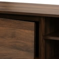 thumbnail image 6 of Baxton Studio Landen Mid-Century Modern Walnut Brown and Gold Finished Wood TV Stand, 6 of 9