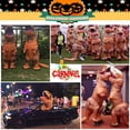 thumbnail image 3 of Disfraz inflable de dinosaurio JASHKE T-rex para adulto en Halloween, 3 of 8