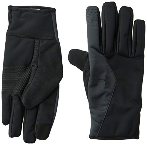 Black Under Armour Mens Softshell Glove 2.0 //Stealth Gray Large 001
