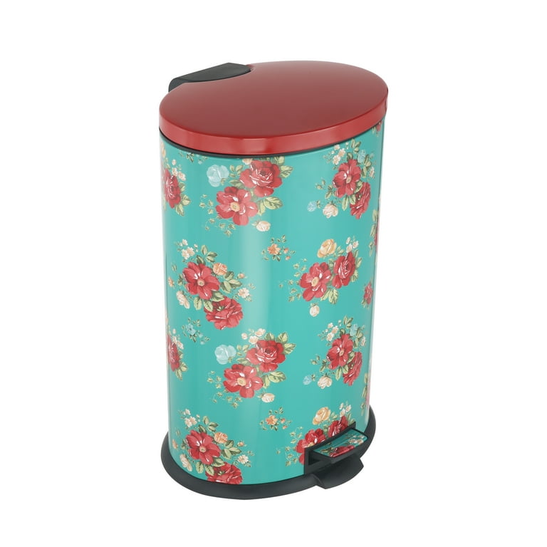 Floral Countertop Compost Bin