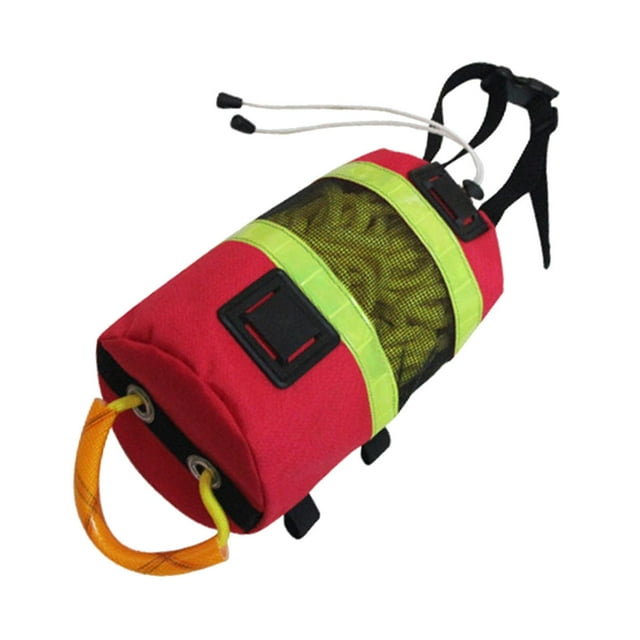 Bolsa de lanzamiento flotante, bolsa de lanzamiento de cuerda, bolsa de lanzamiento de 30M de longitud para agua con cuerda, línea de lanzamiento para Cuerda ordinaria amarilla