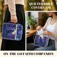 thumbnail image 4 of ZUXONGSY Stained Glass Crow Print Bible Cover for Women Large Bible Bag Portable Scripture Bag with Multiple Pockets Carrying Book Case for Study, 4 of 7