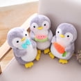thumbnail image 4 of Surakey Penguin Stuffed Animal 9.84" Gray, 4 of 10