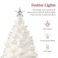 thumbnail image 3 of Árbol de Navidad de cerámica Best Choice Products de 24 pulgadas con 74 bombillas, 3 of 7