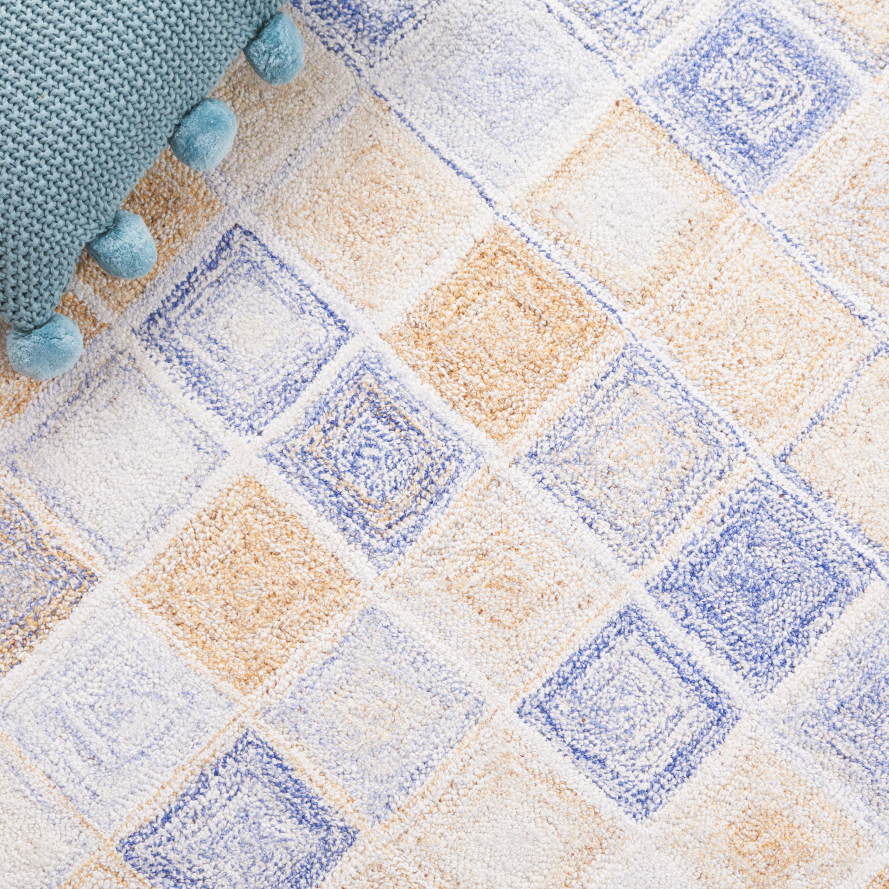 SAFAVIEH Abstract Andrea Trellis Area Rug, Blue/Gray, 5' x 8'