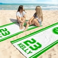 thumbnail image 3 of Personalized Custom Beach Towel - Microfiber Pool Swim Travel Large Soft Customized Text Team Logo/Name /Number (30"x60"), 3 of 9