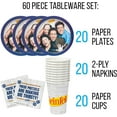 thumbnail image 2 of Silver Buffalo Seinfeld TV Series 60 Pack Partyware Disposable Paper Plates, Napkins, and Cups, 2 of 8