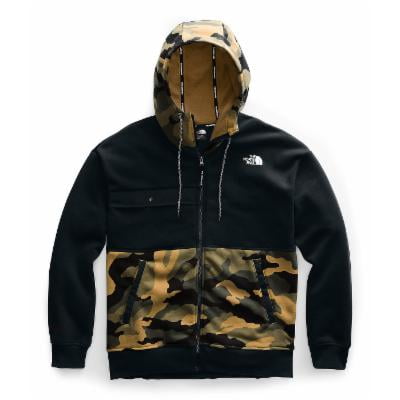 The North Face Graphic Collection Full-Zip Mens Active Hoodies Size XXL, Color: Camo