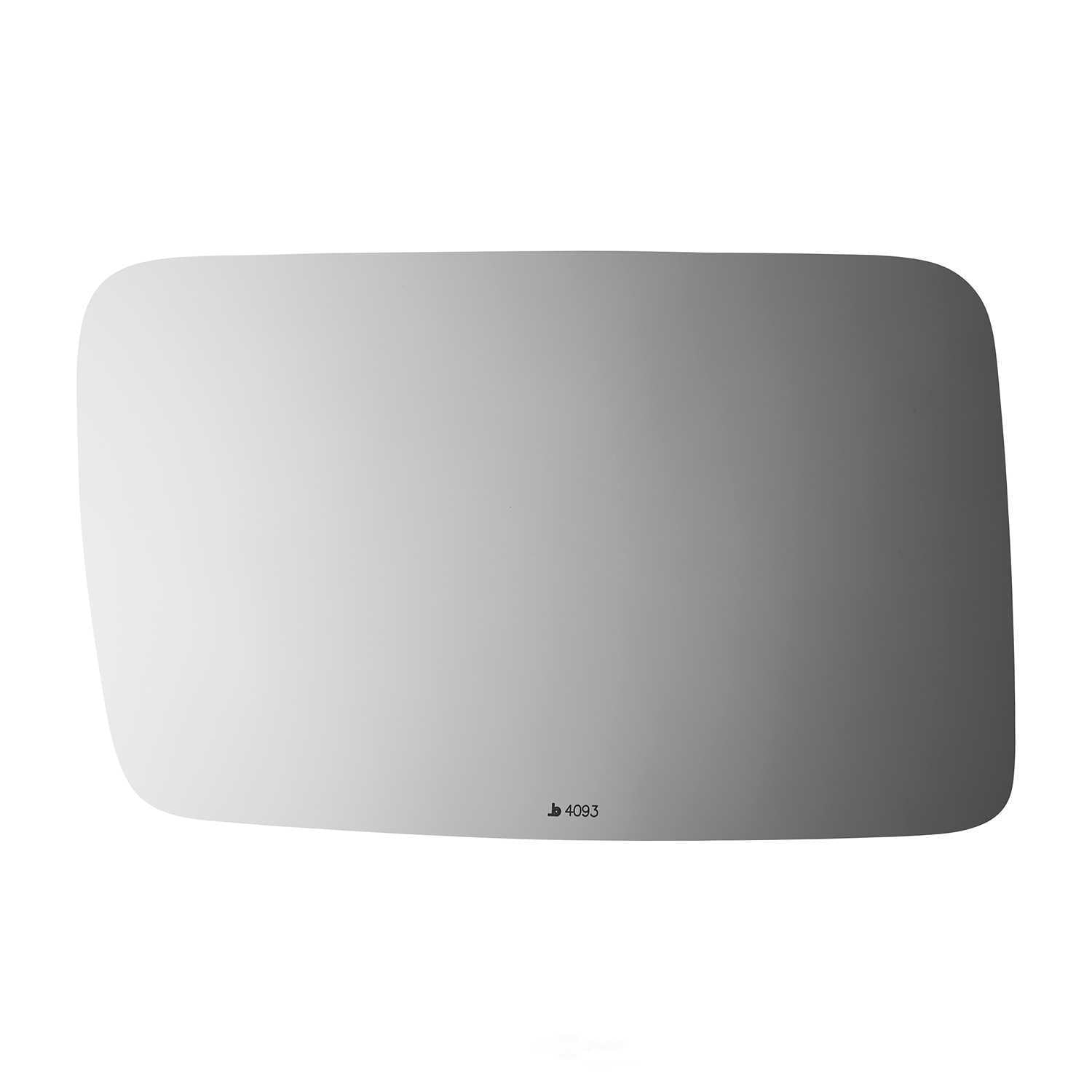 Burco Side View Mirror Replacement Glass - Clear Glass - 4093