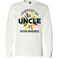 thumbnail image 3 of Inktastic I Support My Uncle Autism Awareness Long Sleeve T-Shirt, 3 of 5