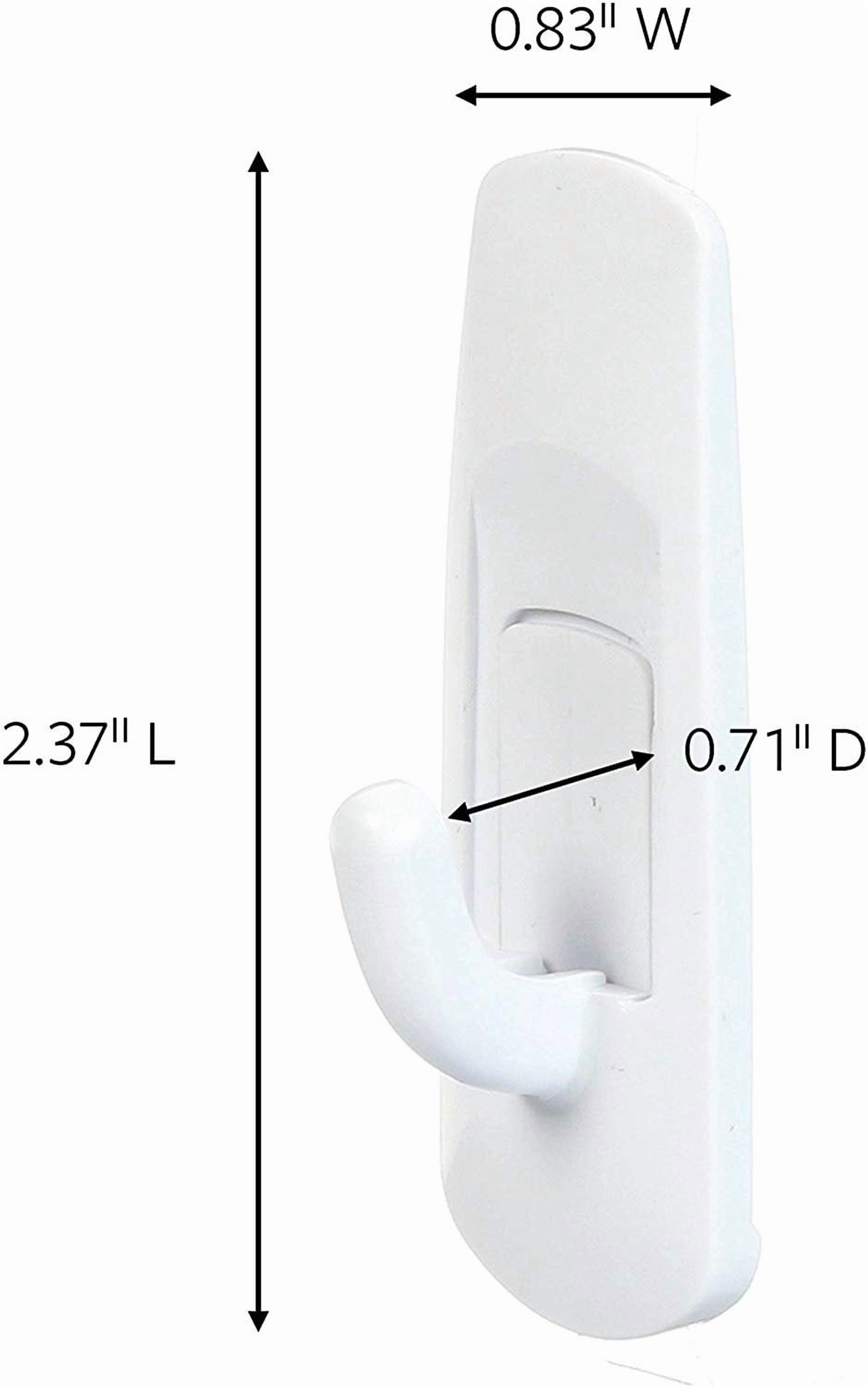 Command Small Utility Hooks, 2-Hook, 6-Pack, Organize your dorm — Residential Use, Standard Application