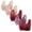 Pink, variant on Bras for Women Front Closure Womens Bras No Underwire 5-Pack Supportive Bras Wirefree Posture Correcting Smooth Full Coverage Brassiere Solid Embroidered Underwear for Ladies Running S Red