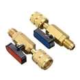 thumbnail image 5 of 3pcs/lot HVAC 3 Color R410A Valves Refrigerant Adapter AC Charging Hoses Straight Ball Valves ,Easy to Install, 5 of 5