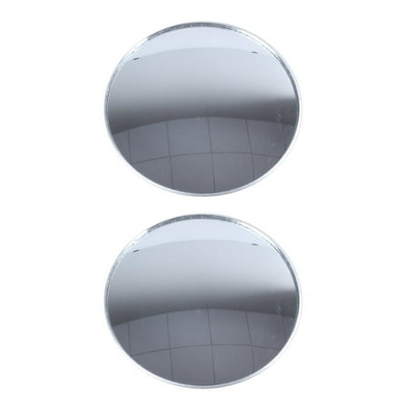 Silver Tone 3" Round Convex Rear View Blind Spot Mirror for Car Auto X2 I011737