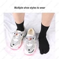 thumbnail image 6 of 2/10 Pcs Two Toes Socks Japanese Style Clog Socks Polyester Toe Separation Socks Kimono Flip Flop Sandal Split Toe Unisex Sock, 6 of 7